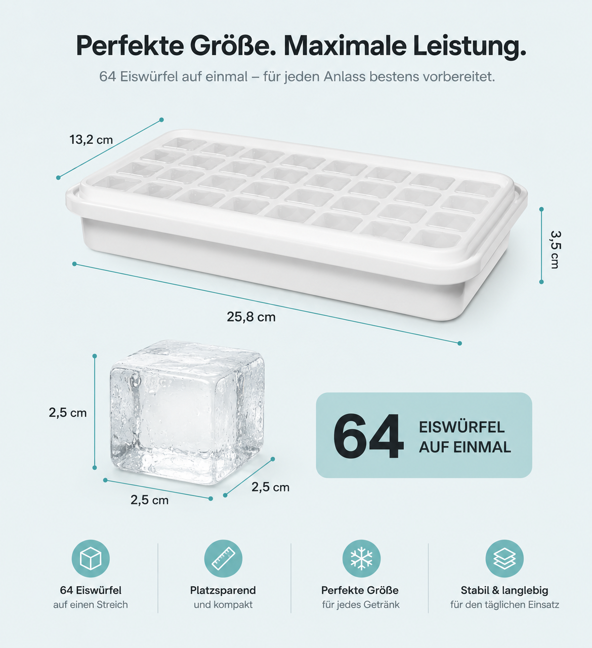 Eiswürfelbehälter