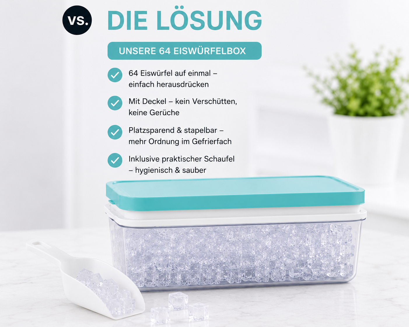 Eiswürfelbehälter