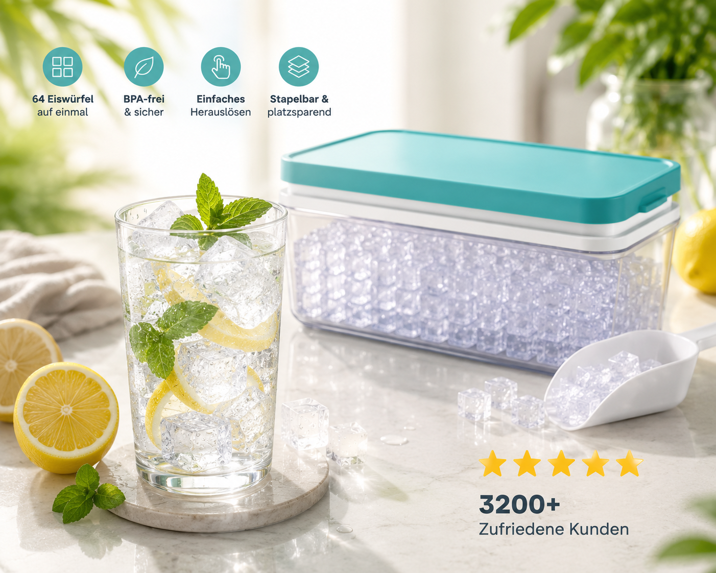 Eiswürfelbehälter