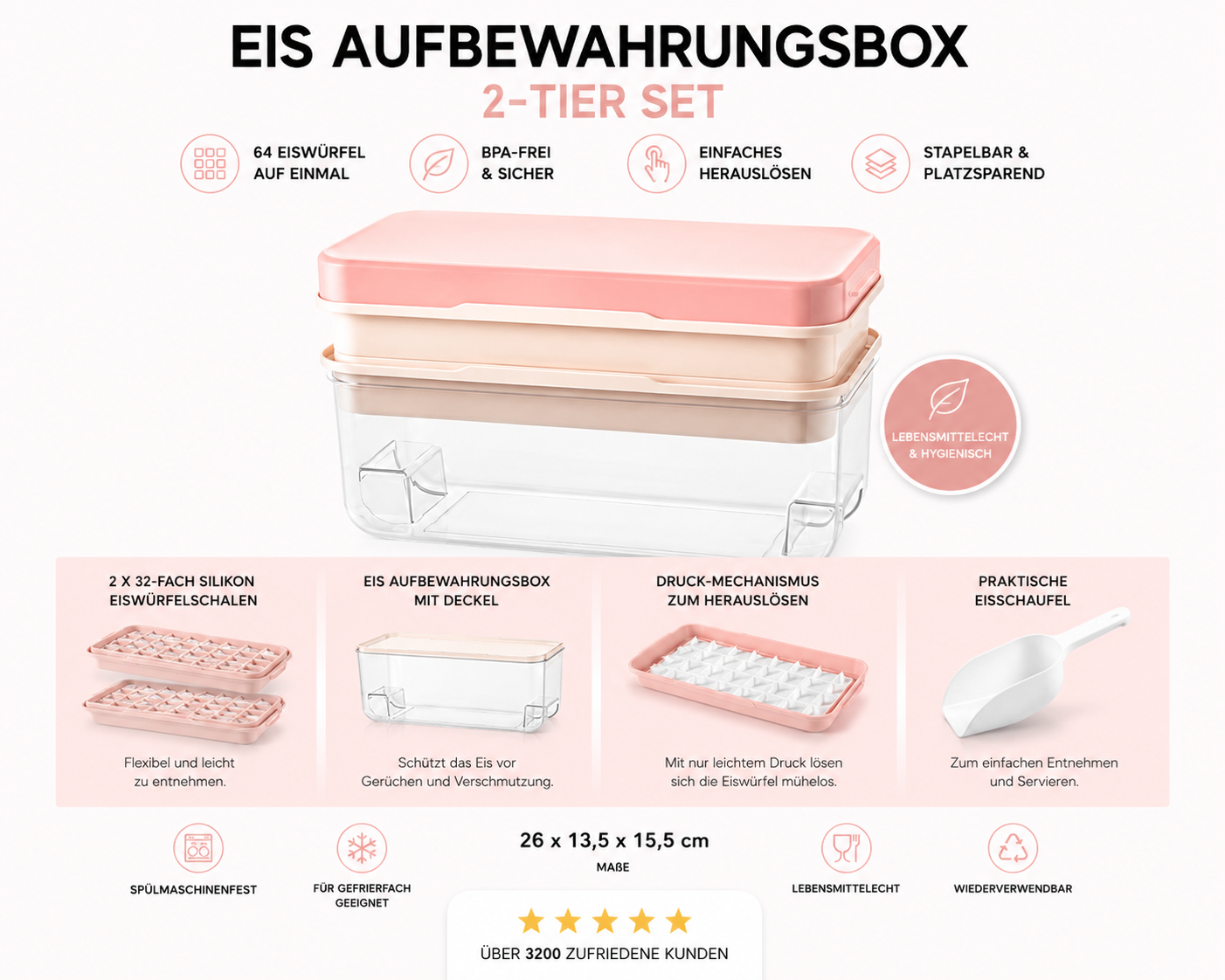 Eiswürfelbehälter