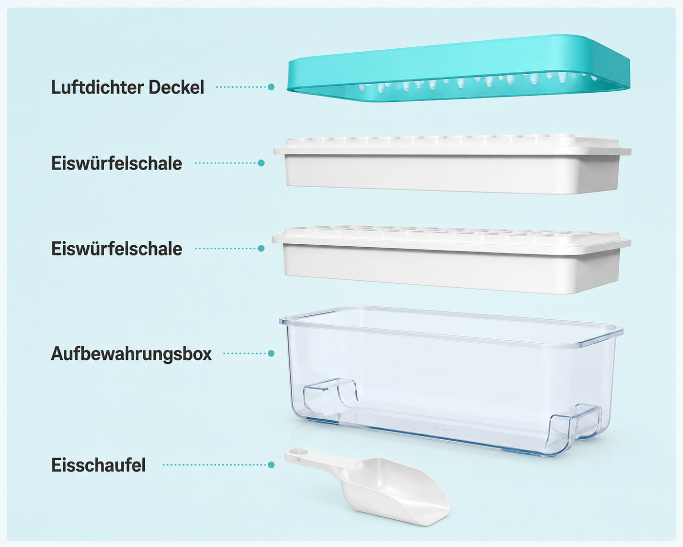 Eiswürfelbehälter